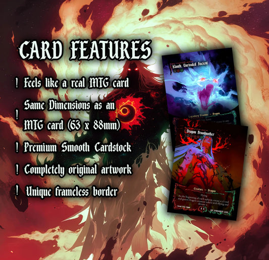 Dragon Duplication Tribal Proxy Commander Deck Custom MTG EDH Deck