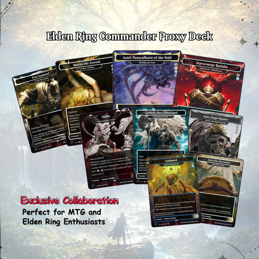 Elden Ring Commander Deck • Elden Ring Mtg Proxy Deck • Mtg Commander Deck • Custom MTG card • Sidar Jabari of Zhalfir
