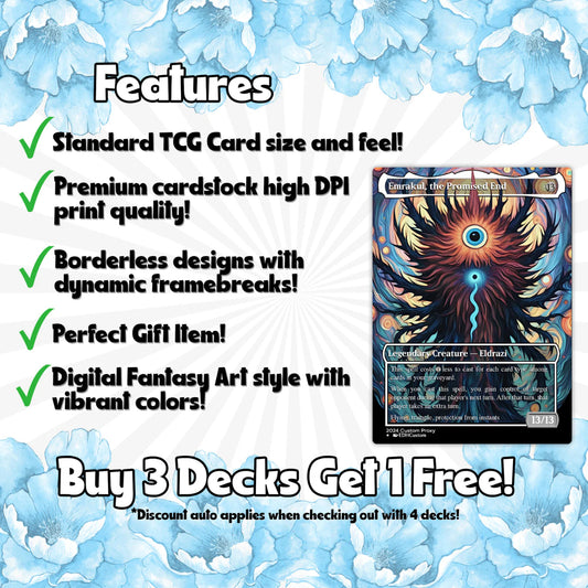 Eldrazi Proxy Deck Ulalek Abstract 100 Cards + Sideboard + Tokens | Premium Quality Custom MTG Proxies for EDH Commander