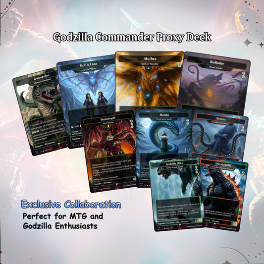 Godzilla Commander cEDH Deck - Godzilla Commander Magic Commander - CardHaven Deck with 170+ Unique Cards - Custom Ca