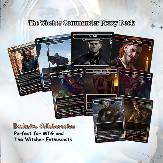 The Witcher Commander cEDH Deck - The Witcher Commander Magic Commander - CardHaven Deck with 160+ Unique Cards - Cust