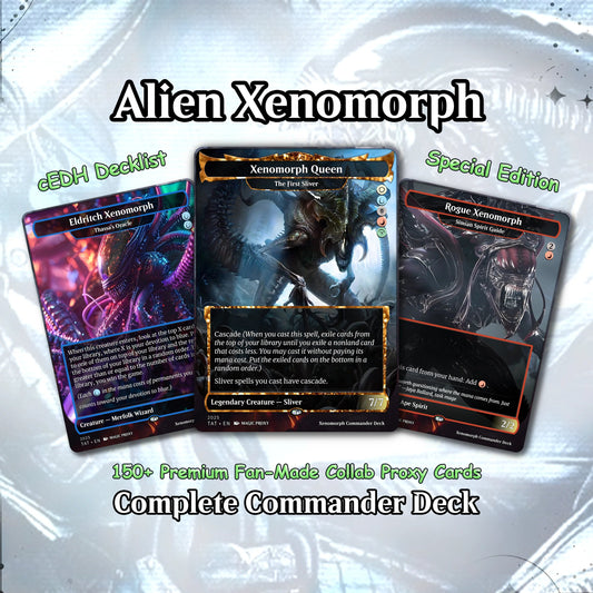 Alien Commander cEDH Deck - Alien Commander Magic Commander - CardHaven Deck with 170+ Unique Cards - Custom Cards MTG