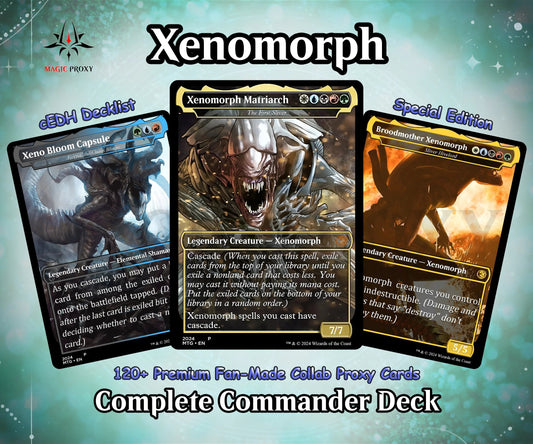 Alien Commander cEDH Deck - Alien Commander Magic Commander - CardHaven Deck with 170+ Unique Cards - Custom Cards MTG