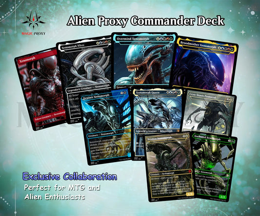 Alien Commander cEDH Deck - Alien Commander Magic Commander - CardHaven Deck with 170+ Unique Cards - Custom Cards MTG