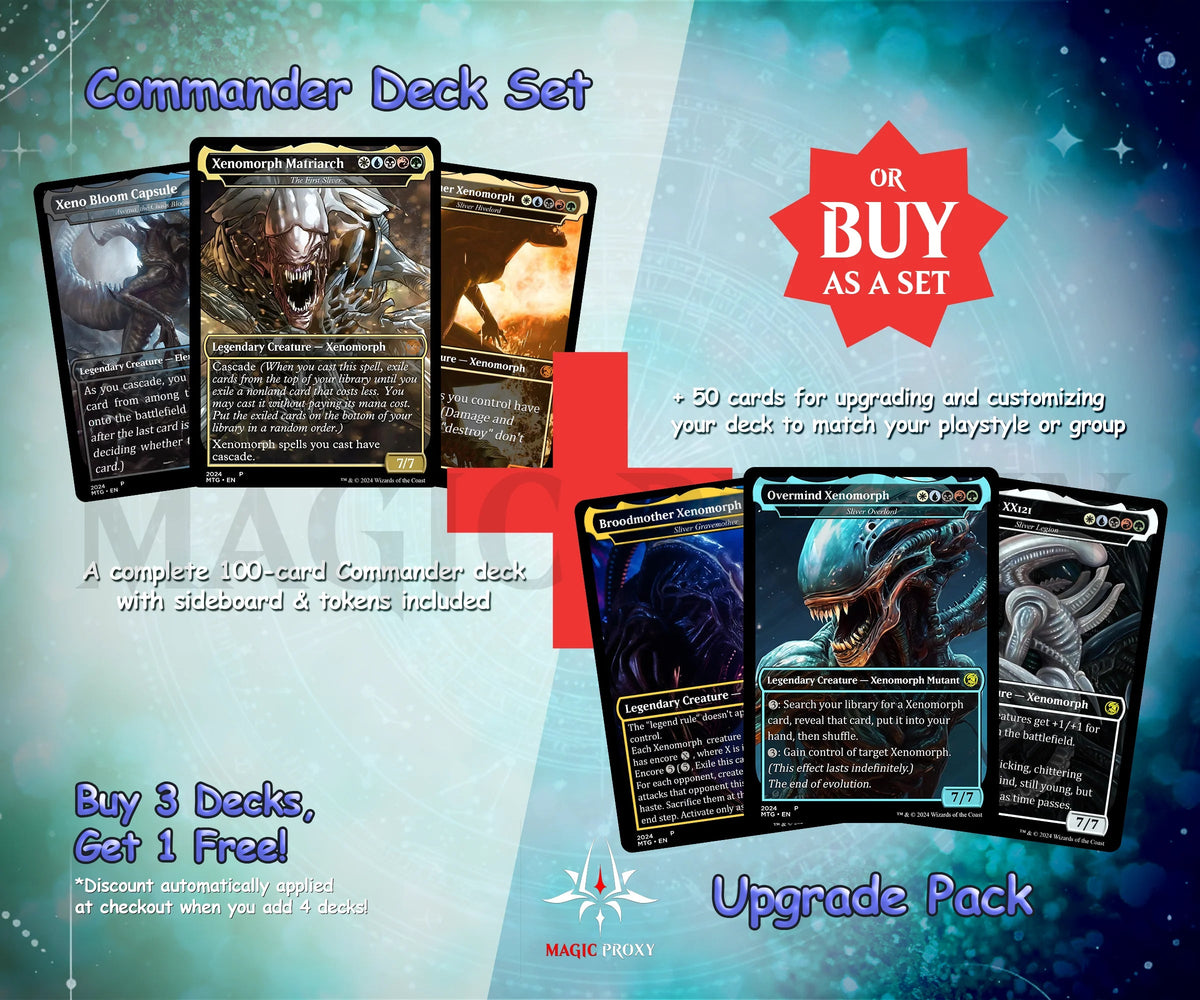 Alien Commander cEDH Deck - Alien Commander Magic Commander - CardHaven Deck with 170+ Unique Cards - Custom Cards MTG