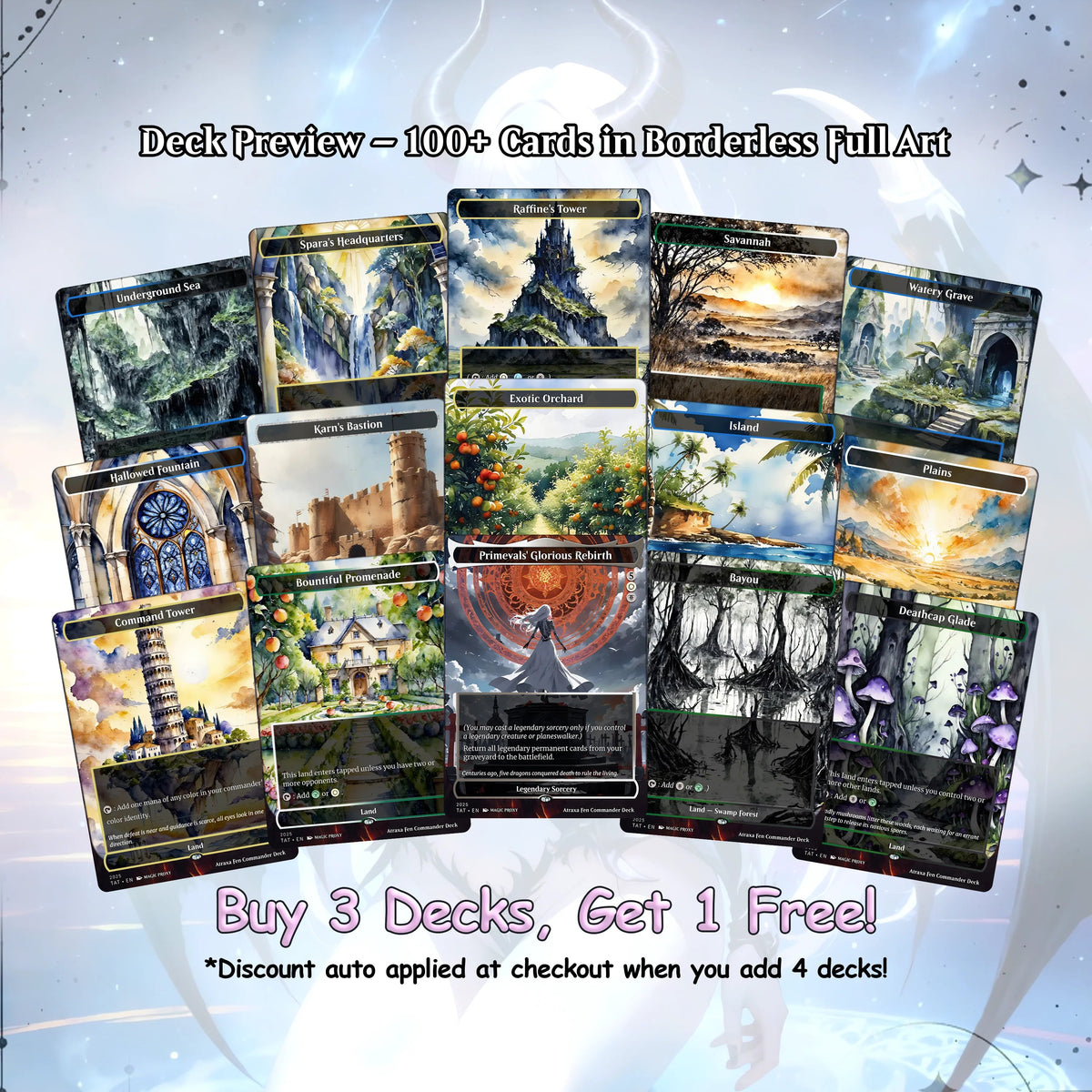 Atraxa SUPERFRIENDS Anime Waifu Proxy Commander Deck Custom Proxy EDH English High Quality Cards