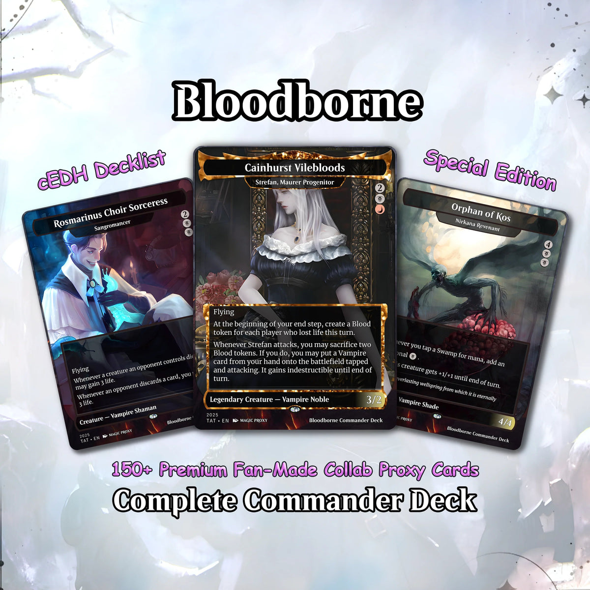 Bloodborne Commander cEDH Deck - Bloodborne Commander Magic Commander - CardHaven Deck with 150+ Unique Cards - Custom
