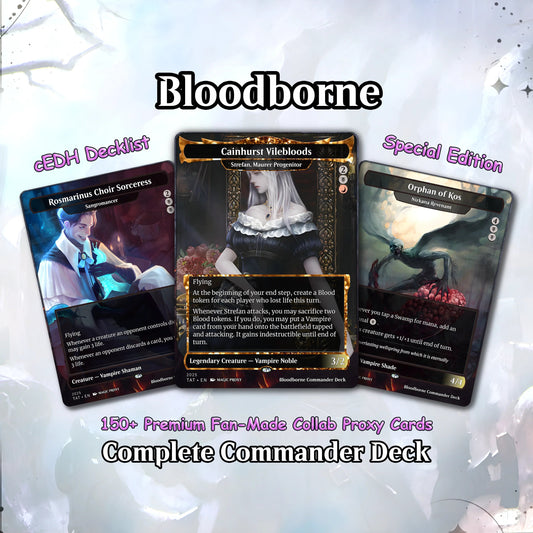 Bloodborne Commander cEDH Deck - Bloodborne Commander Magic Commander - CardHaven Deck with 150+ Unique Cards - Custom