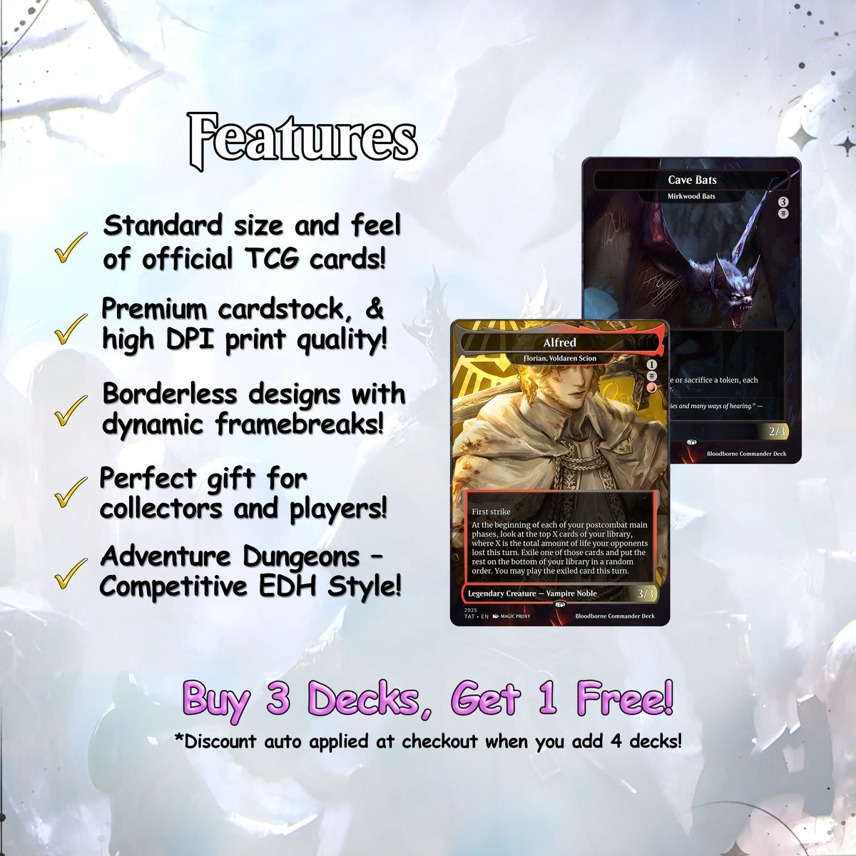 Bloodborne Commander cEDH Deck - Bloodborne Commander Magic Commander - CardHaven Deck with 150+ Unique Cards - Custom