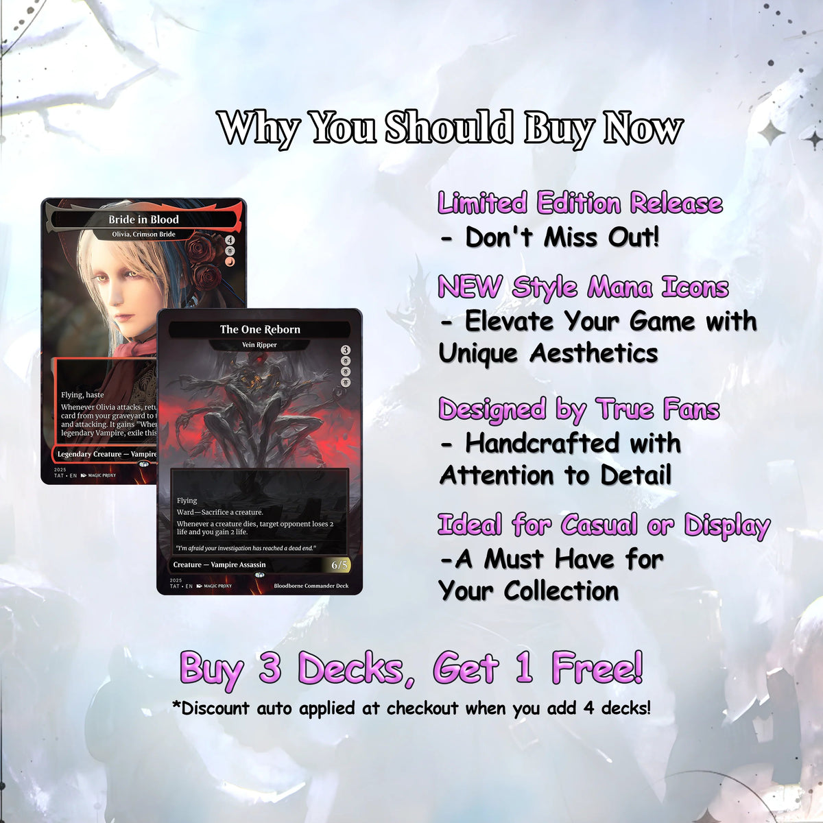 Bloodborne Commander cEDH Deck - Bloodborne Commander Magic Commander - CardHaven Deck with 150+ Unique Cards - Custom