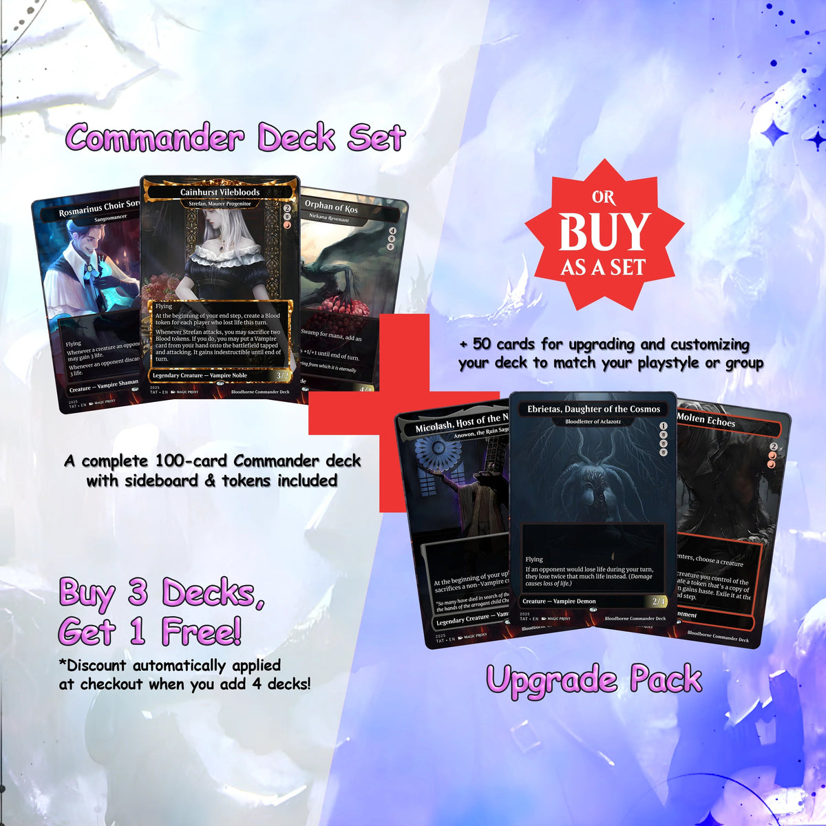 Bloodborne Commander cEDH Deck - Bloodborne Commander Magic Commander - CardHaven Deck with 150+ Unique Cards - Custom
