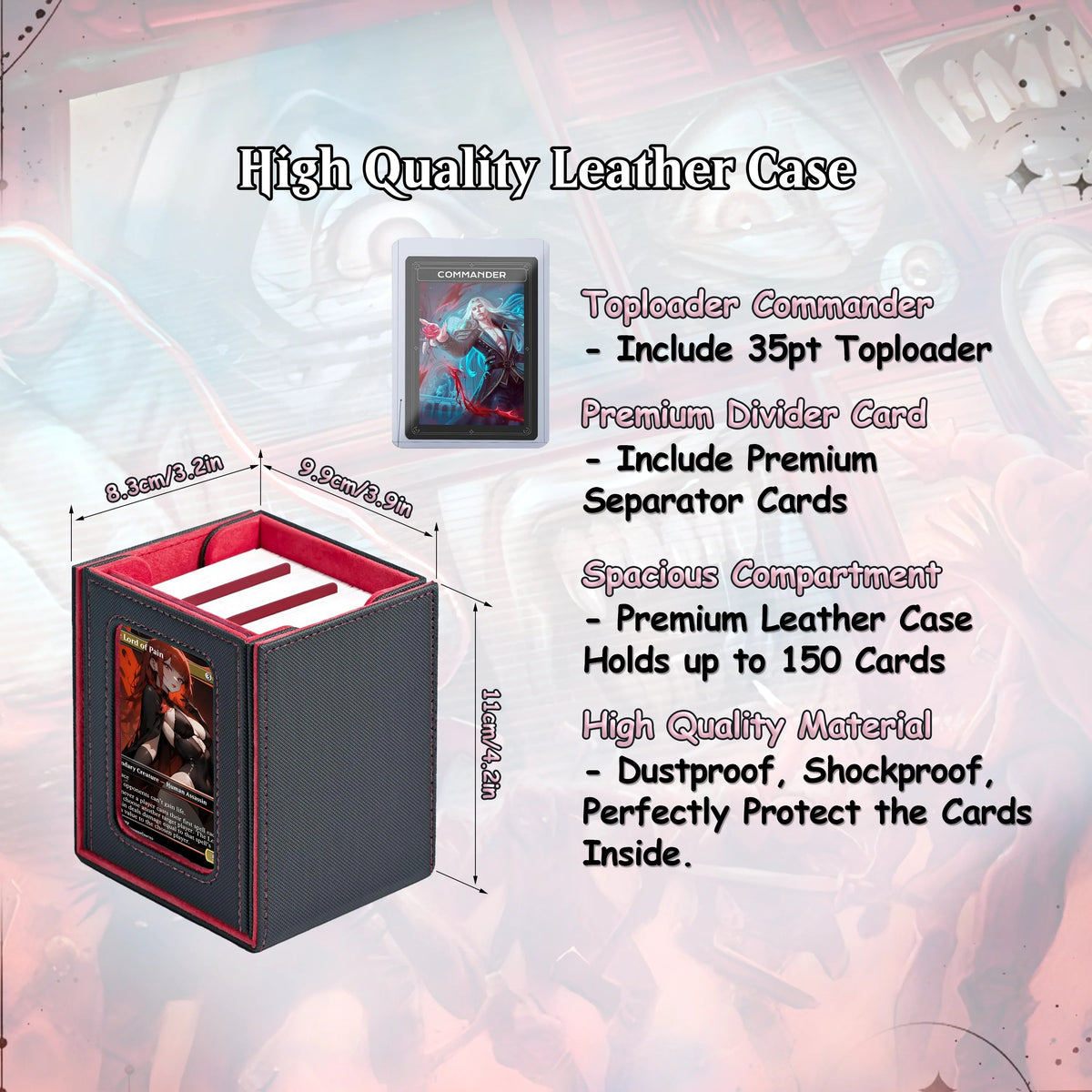 Burn Commander Deck The Lord of Pain Complete EDH Deck Proxy Deck
