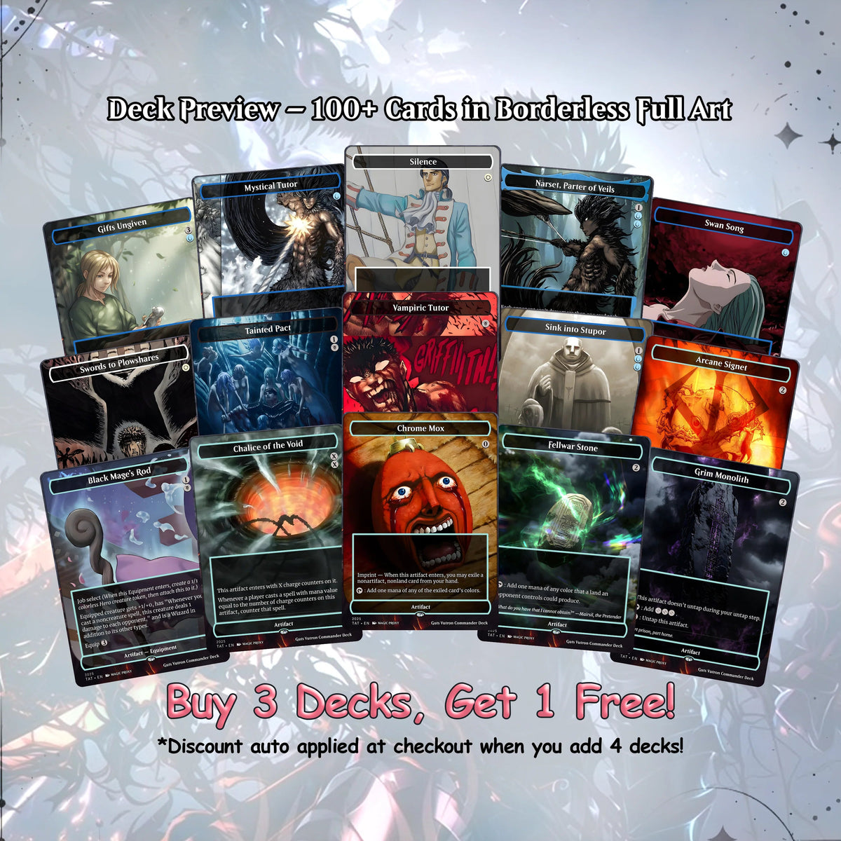 Custom Guts Voltron MTG Deck – Unique Proxy Cards
