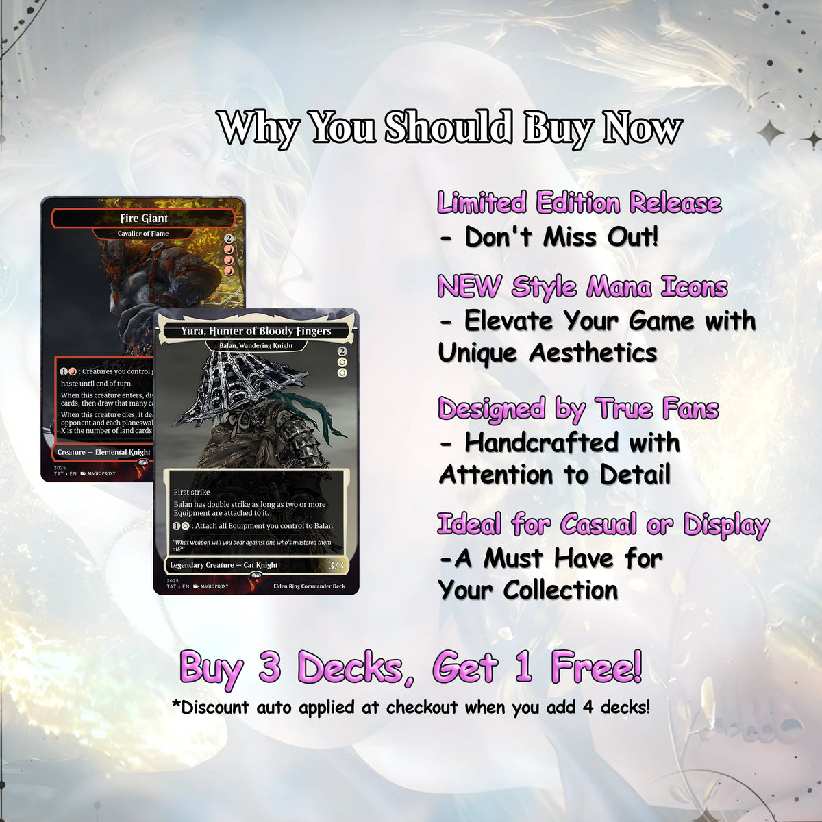 Elden Ring Commander cEDH Deck - Elden Ring Commander Magic Commander - CardHaven Deck with 160+ Unique Cards - Custom