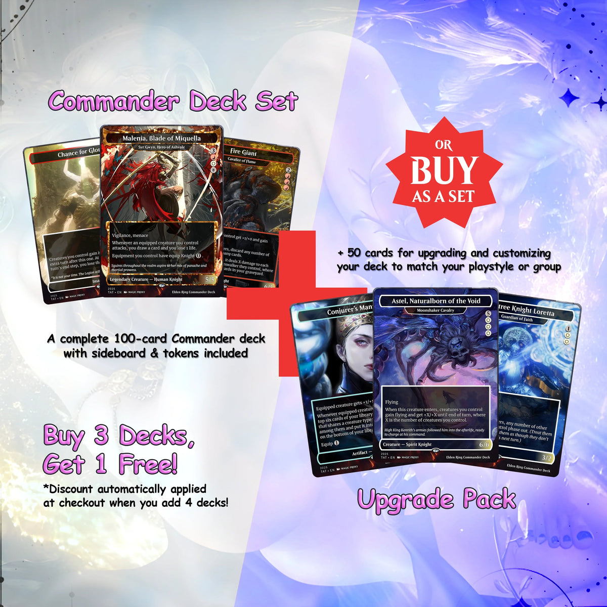 Elden Ring Commander cEDH Deck - Elden Ring Commander Magic Commander - CardHaven Deck with 160+ Unique Cards - Custom