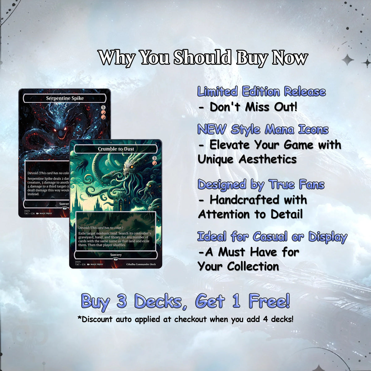 Eldrazi Cthulhu Commander cEDH Deck - Eldrazi Cthulhu Commander Magic Commander - CardHaven Deck with 160+ Unique Card
