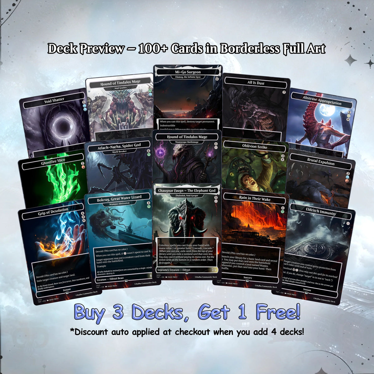 Eldrazi Cthulhu Commander cEDH Deck - Eldrazi Cthulhu Commander Magic Commander - CardHaven Deck with 160+ Unique Card