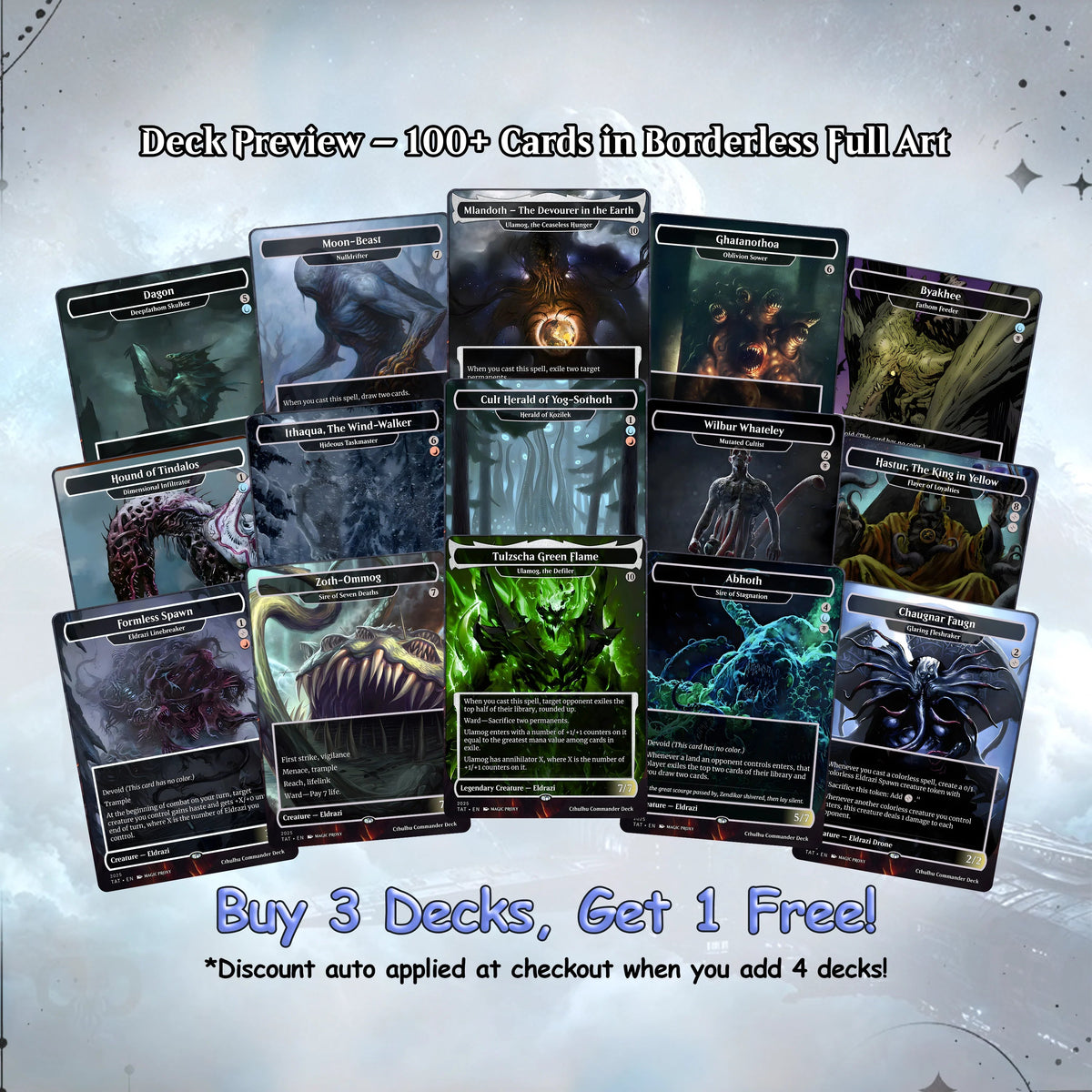 Eldrazi Cthulhu Commander cEDH Deck - Eldrazi Cthulhu Commander Magic Commander - CardHaven Deck with 160+ Unique Card