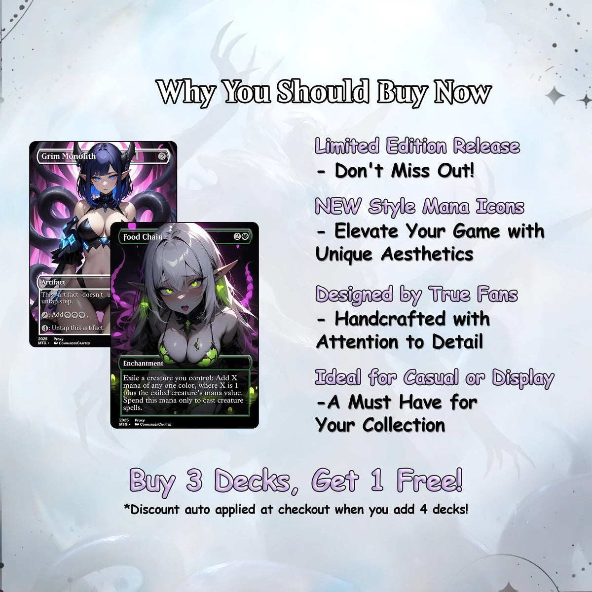 Eldrazi Tribal Commander Deck Ulalek, fused atrocity Complete EDH Deck Proxy Deck