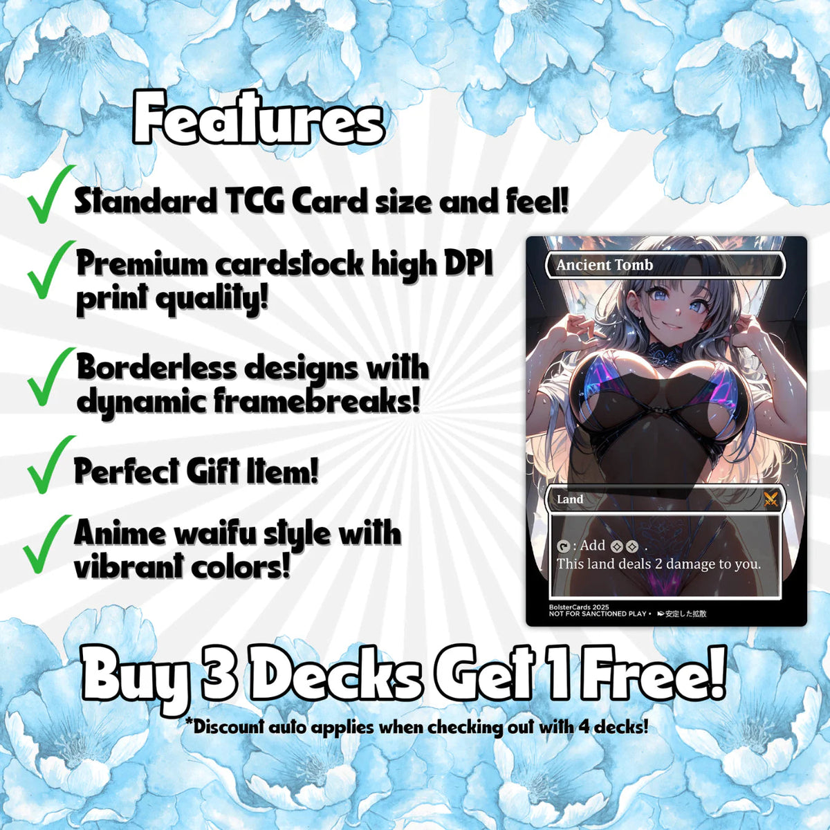 Elesh Norn Anime Style Waifu Tribal Commander Deck Special Edition Custom Proxy Deck Art For EDH High Quality Cards 108 