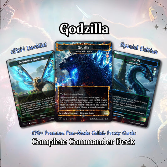 Godzilla Commander cEDH Deck - Godzilla  Commander Magic Commander - CardHaven Deck with 170+ Unique Cards - Custom Ca