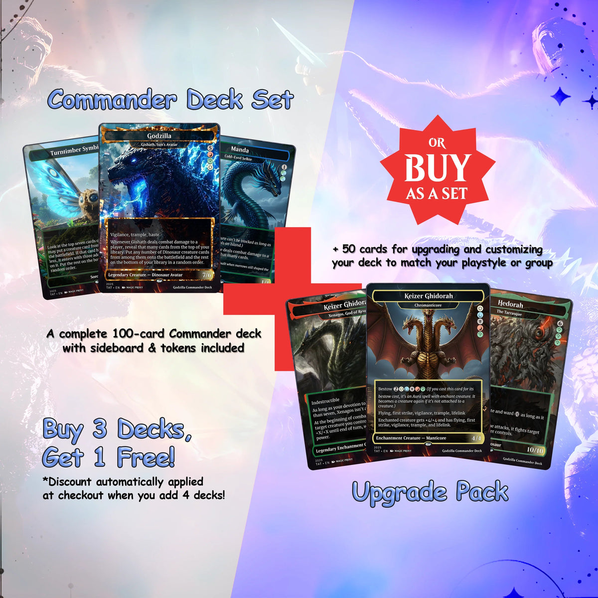 Godzilla Commander cEDH Deck - Godzilla  Commander Magic Commander - CardHaven Deck with 170+ Unique Cards - Custom Ca