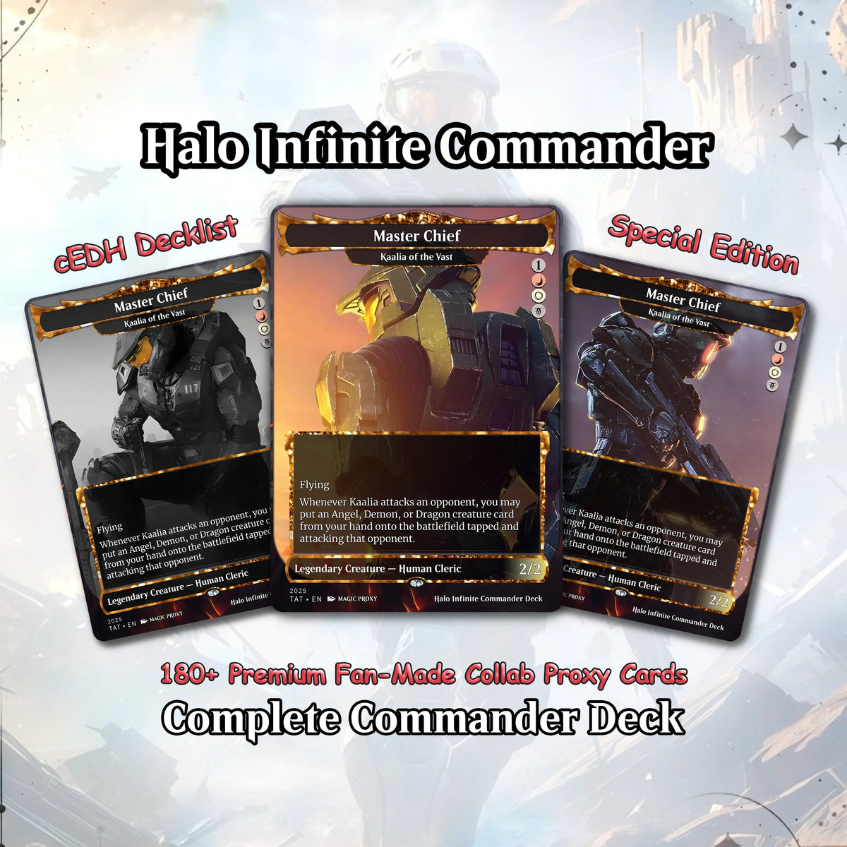 Halo Infinite Commander cEDH Deck - Halo Infinite Commander Magic Commander - CardHaven Deck with 170+ Unique Cards - 