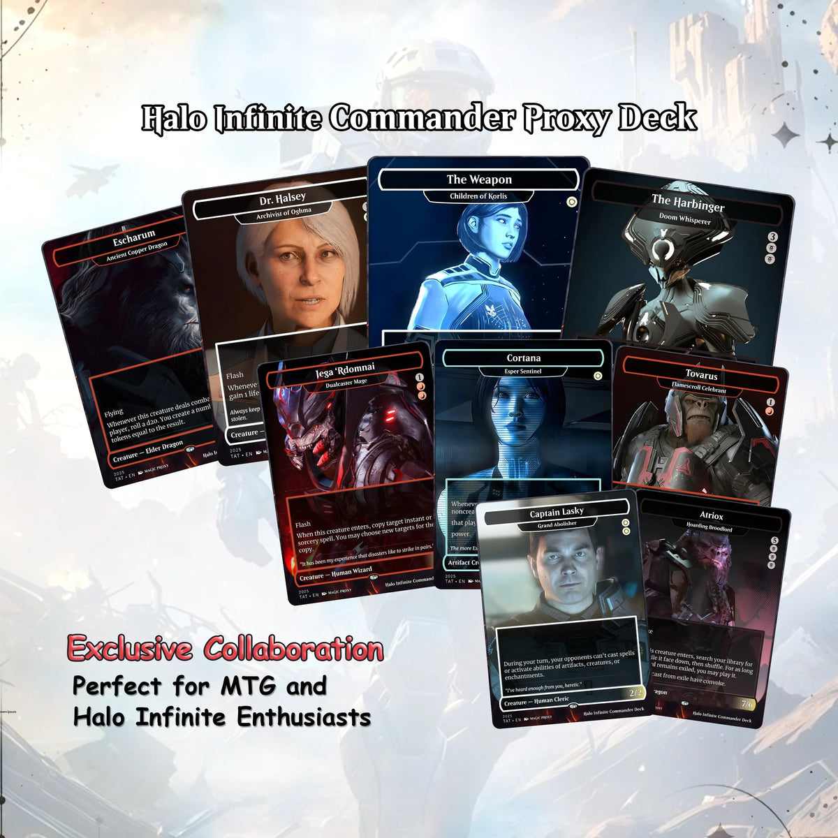 Halo Infinite Commander cEDH Deck - Halo Infinite Commander Magic Commander - CardHaven Deck with 170+ Unique Cards - 