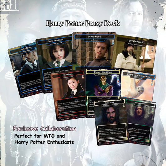 Harry Potter Dumbledore's Army MTG Commander Deck - Complete Custom EDH Deck CardHaven Cards Proxies Complete