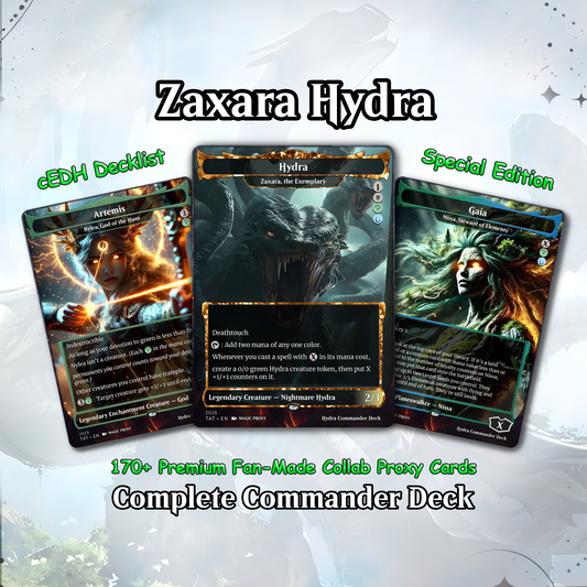 Hydra Commander cEDH Deck - Hydra Commander Magic Commander - CardHaven Deck with 170+ Unique Cards - Custom Cards MTG