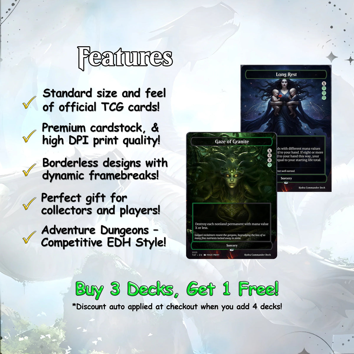 Hydra Commander cEDH Deck - Hydra Commander Magic Commander - CardHaven Deck with 170+ Unique Cards - Custom Cards MTG
