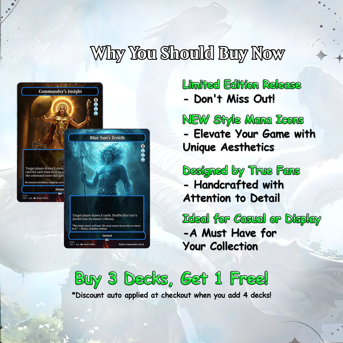 Hydra Commander cEDH Deck - Hydra Commander Magic Commander - CardHaven Deck with 170+ Unique Cards - Custom Cards MTG