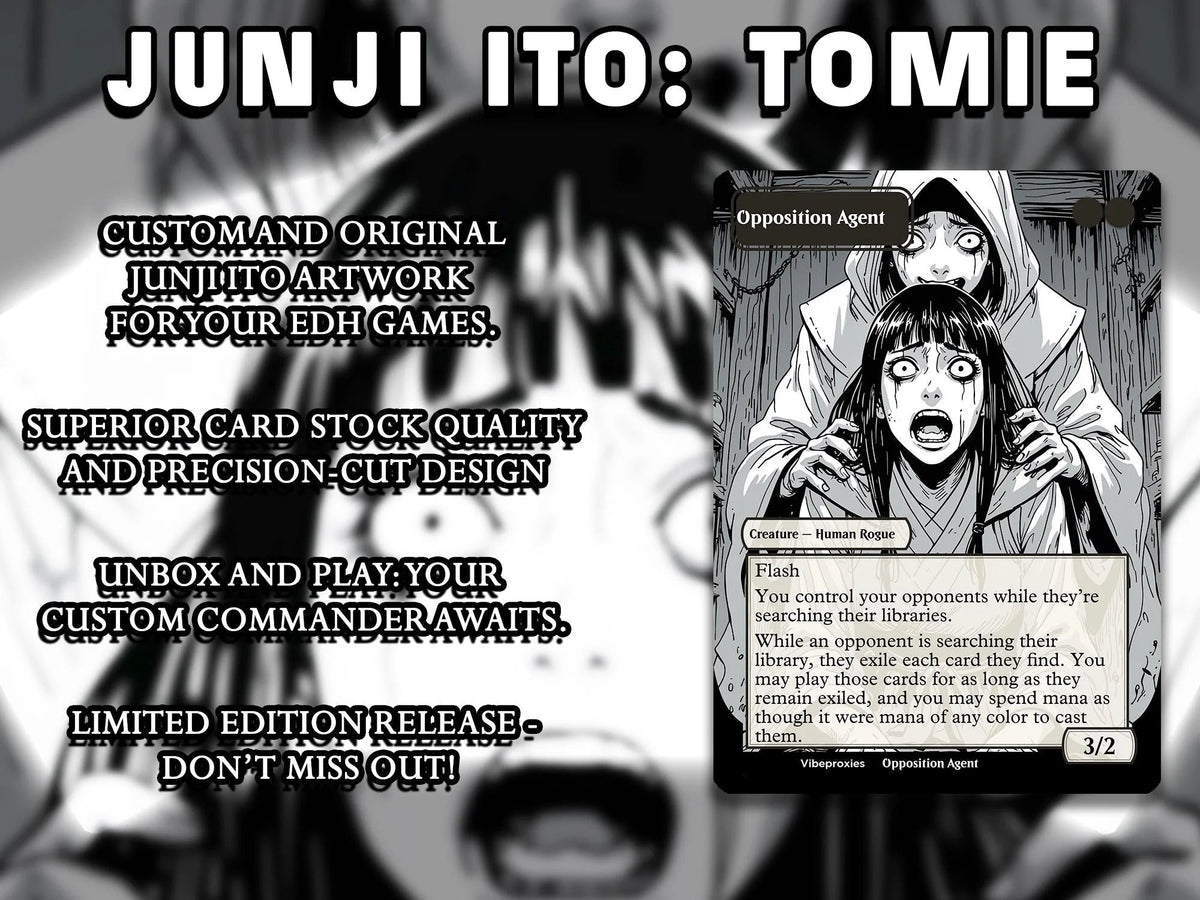 Junji Ito Deck - Tomie MTG Proxies - Commander Deck - Magic The Gathering - 100 Custom Cards Deck - CEDH
