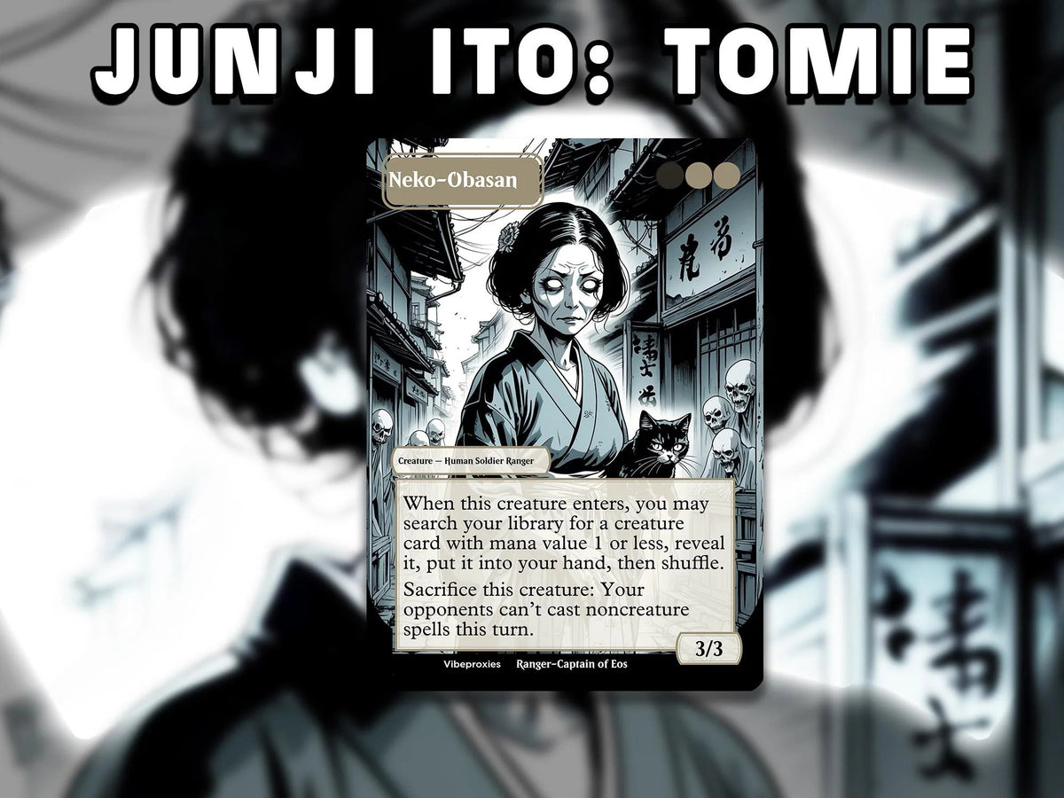 Junji Ito Deck - Tomie MTG Proxies - Commander Deck - Magic The Gathering - 100 Custom Cards Deck - CEDH