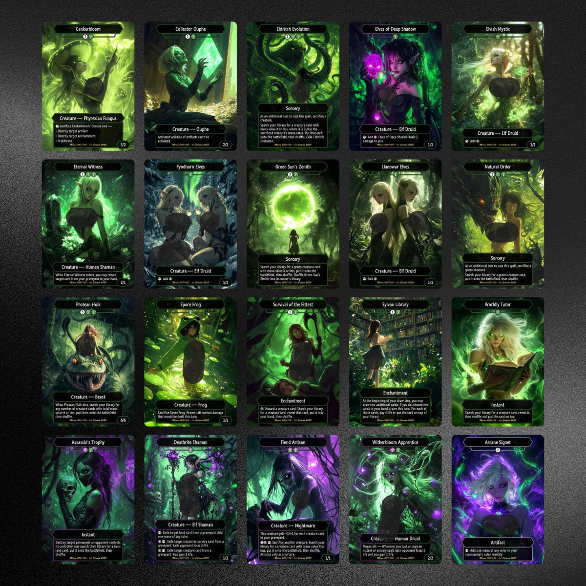 Meren Commander Graveyard Deck – Custom Cards for Casual Play
