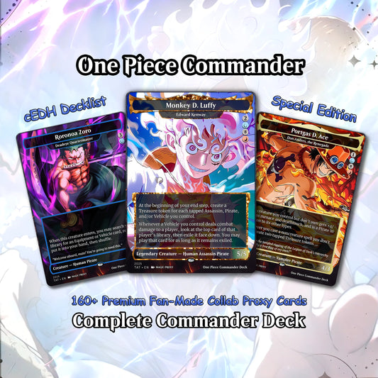 O.n.e P.i.e.c.e Commander cEDH Deck - O.n.e P.i.e.c.e Commander Magic Commander - CardHaven Deck with 160+ Unique Card