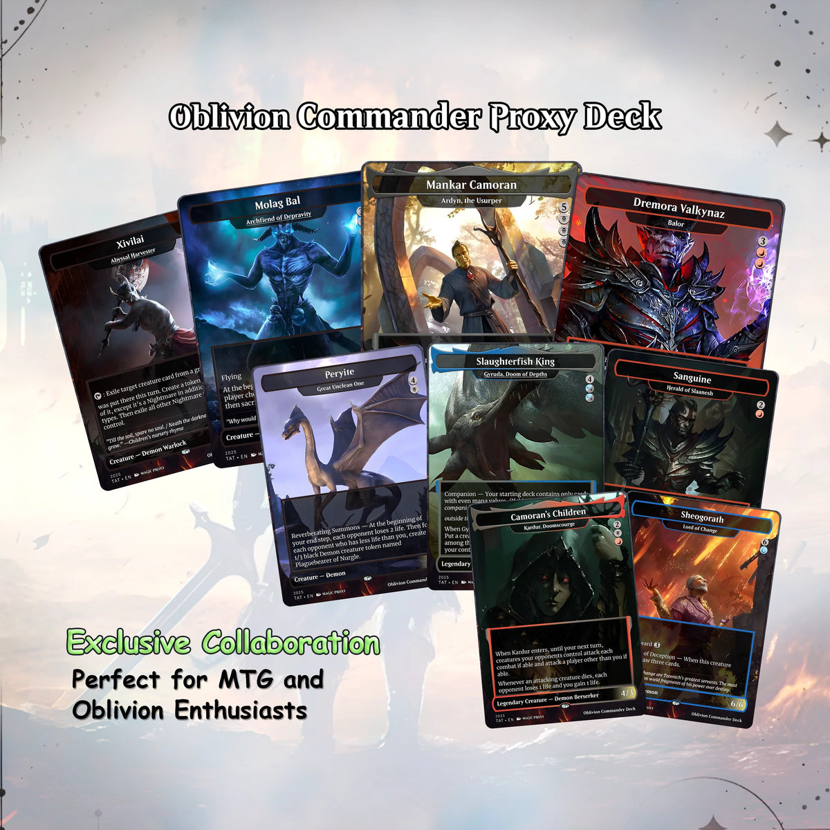 Oblivion Commander cEDH Deck - Oblivion Commander Magic Commander - CardHaven Deck with 150+ Unique Cards - Custom Car