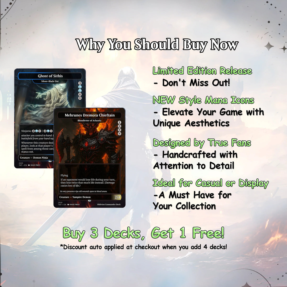 Oblivion Commander cEDH Deck - Oblivion Commander Magic Commander - CardHaven Deck with 150+ Unique Cards - Custom Car