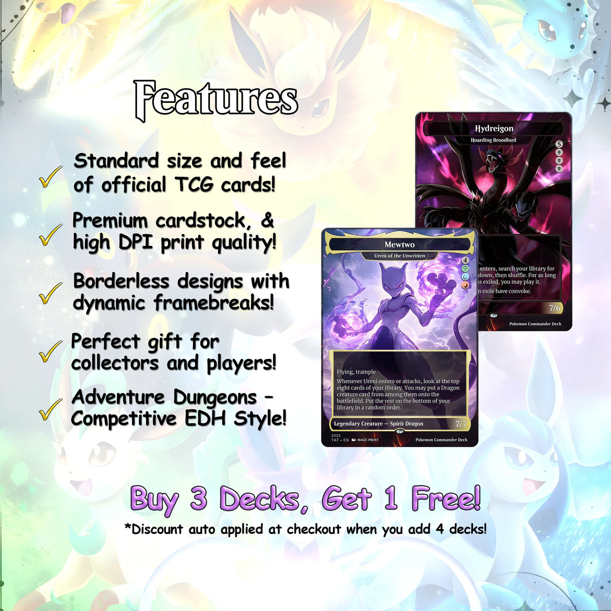 P.o.k.e.m.o.n Commander cEDH Deck - P.o.k.e.m.o.n Commander Magic Commander - CardHaven Deck with 160+ Unique Cards - 