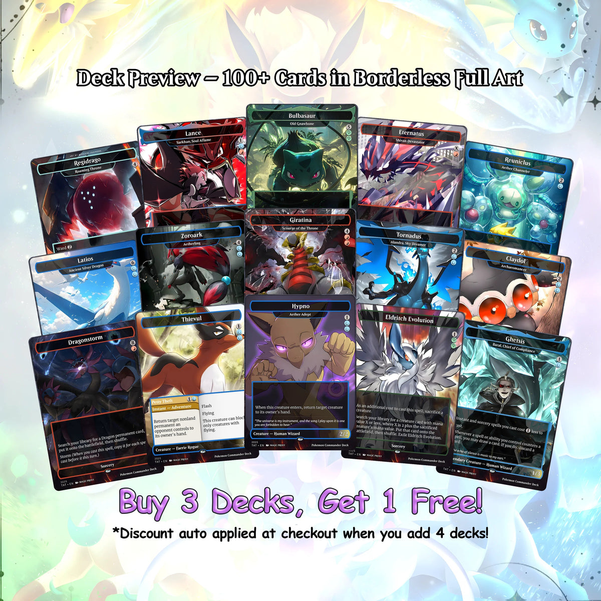 P.o.k.e.m.o.n Commander cEDH Deck - P.o.k.e.m.o.n Commander Magic Commander - CardHaven Deck with 160+ Unique Cards - 