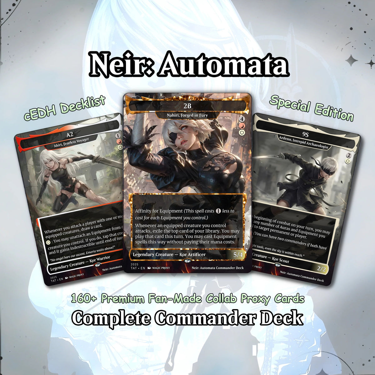 Neir: Automata Commander cEDH Deck - Fate - Grand Oder Commander Magic Commander - CardHaven Deck with 160+ Unique Car