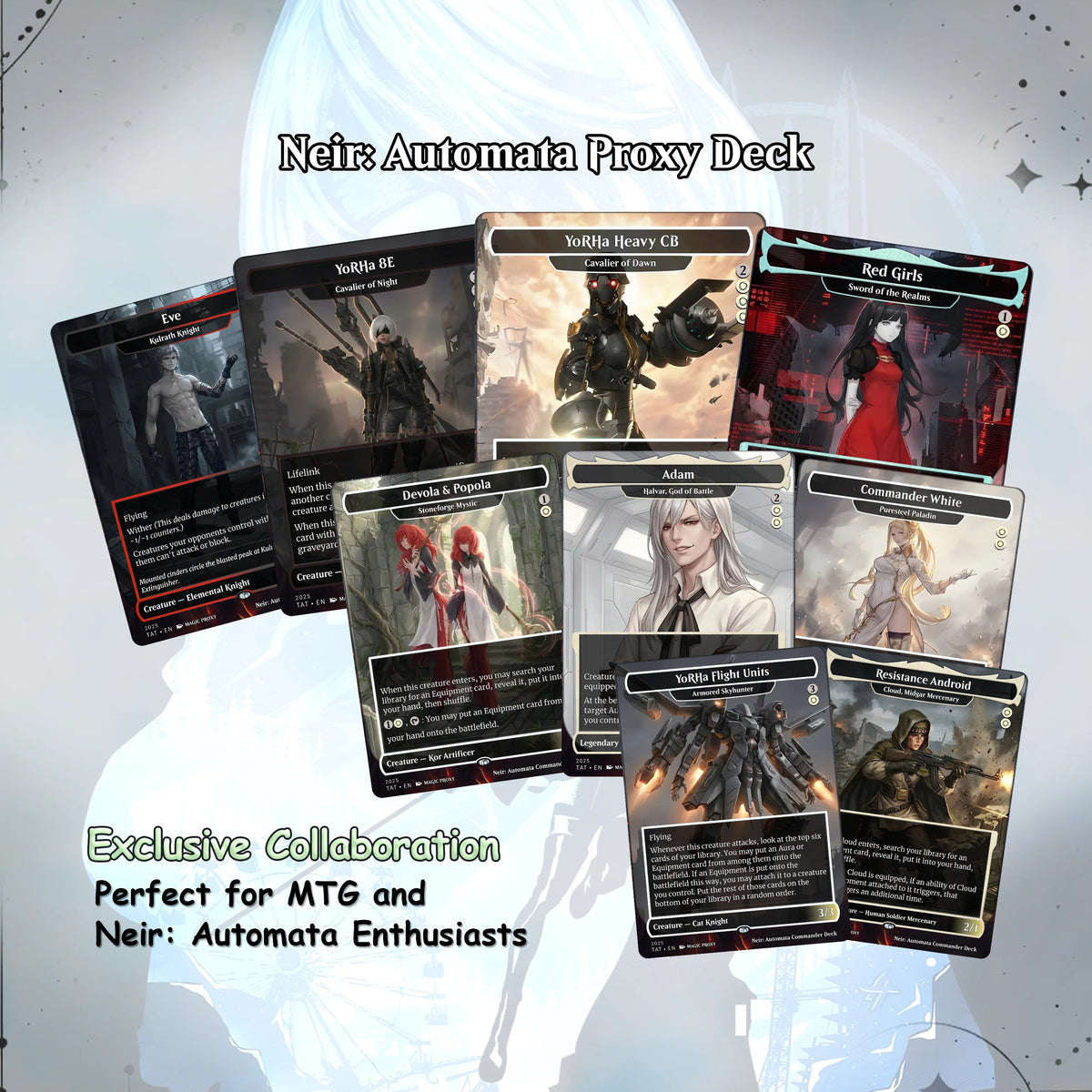 Neir: Automata Commander cEDH Deck - Fate - Grand Oder Commander Magic Commander - CardHaven Deck with 160+ Unique Car