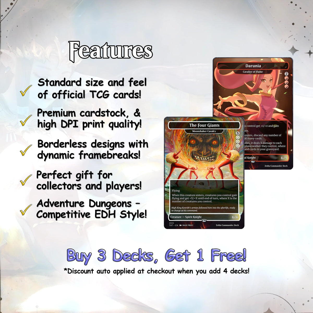Saviors of Hyrule Commander cEDH Deck - Saviors of Hyrule Commander Magic Commander - CardHaven Deck with 160+ Unique 