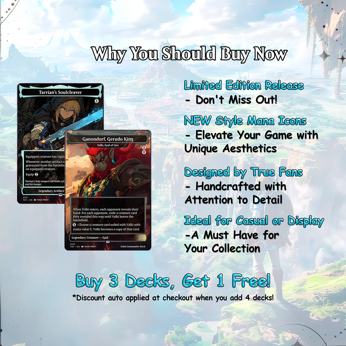 Saviors of Hyrule Commander cEDH Deck - Saviors of Hyrule Commander Magic Commander - CardHaven Deck with 160+ Unique 