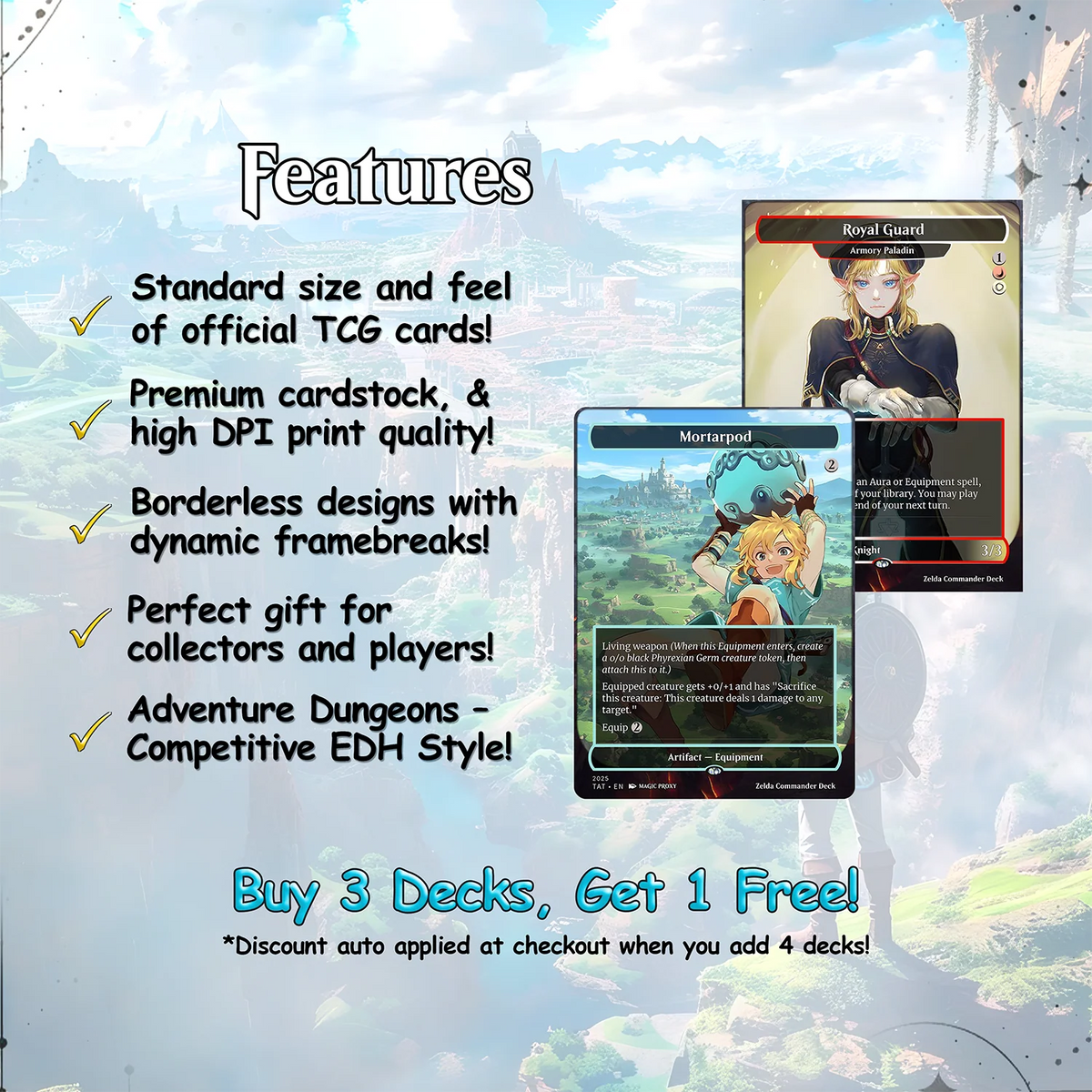Saviors of Hyrule Commander cEDH Deck - Saviors of Hyrule Commander Magic Commander - CardHaven Deck with 160+ Unique 