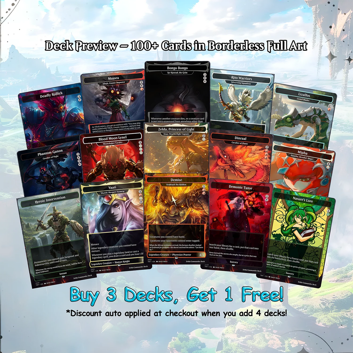 Saviors of Hyrule Commander cEDH Deck - Saviors of Hyrule Commander Magic Commander - CardHaven Deck with 160+ Unique 