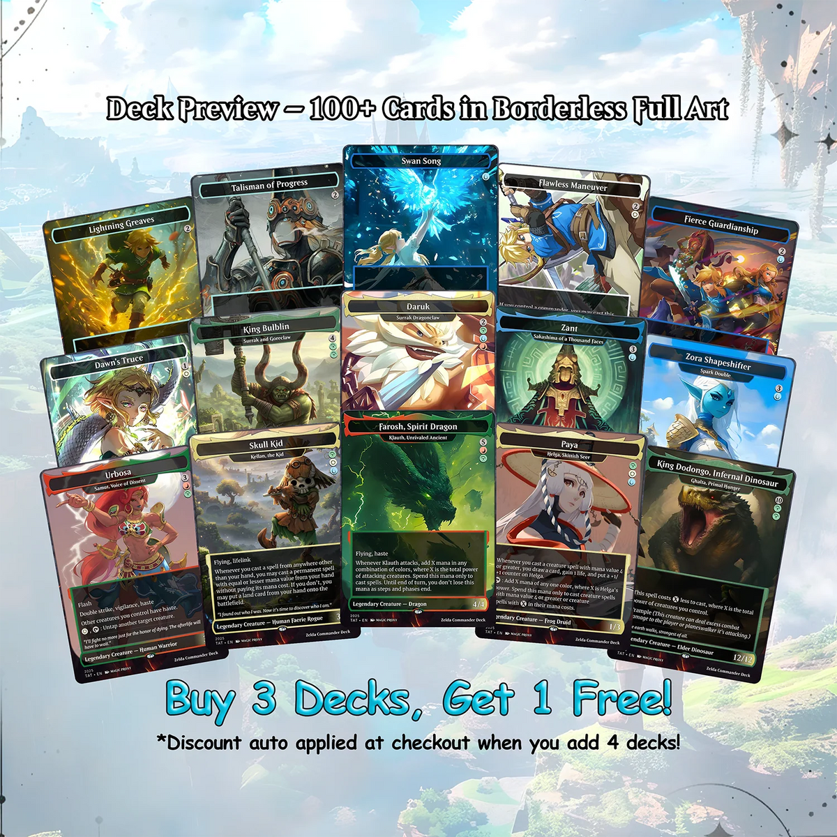 Saviors of Hyrule Commander cEDH Deck - Saviors of Hyrule Commander Magic Commander - CardHaven Deck with 160+ Unique 