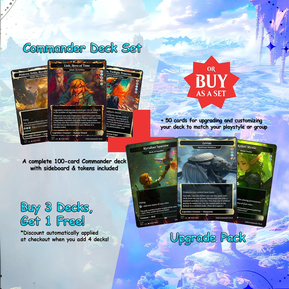 Saviors of Hyrule Commander cEDH Deck - Saviors of Hyrule Commander Magic Commander - CardHaven Deck with 160+ Unique 
