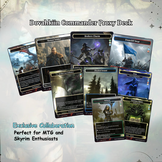 Skyrim Themed cEDH Deck - Skyrim Themed Magic Commander - CardHaven Deck with 160+ Unique Cards - Custom Cards MTG Pro