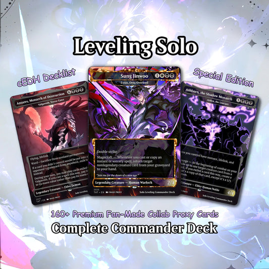 Solo Leveling cEDH Deck - Solo Leveling Magic Commander - CardHaven Deck with 160+ Unique Cards - Custom Cards MTG Pro